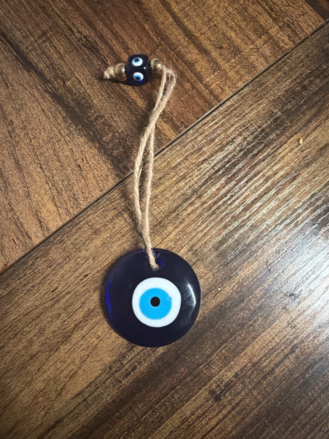 Glass Evil Eye Wall Hanging Ornament