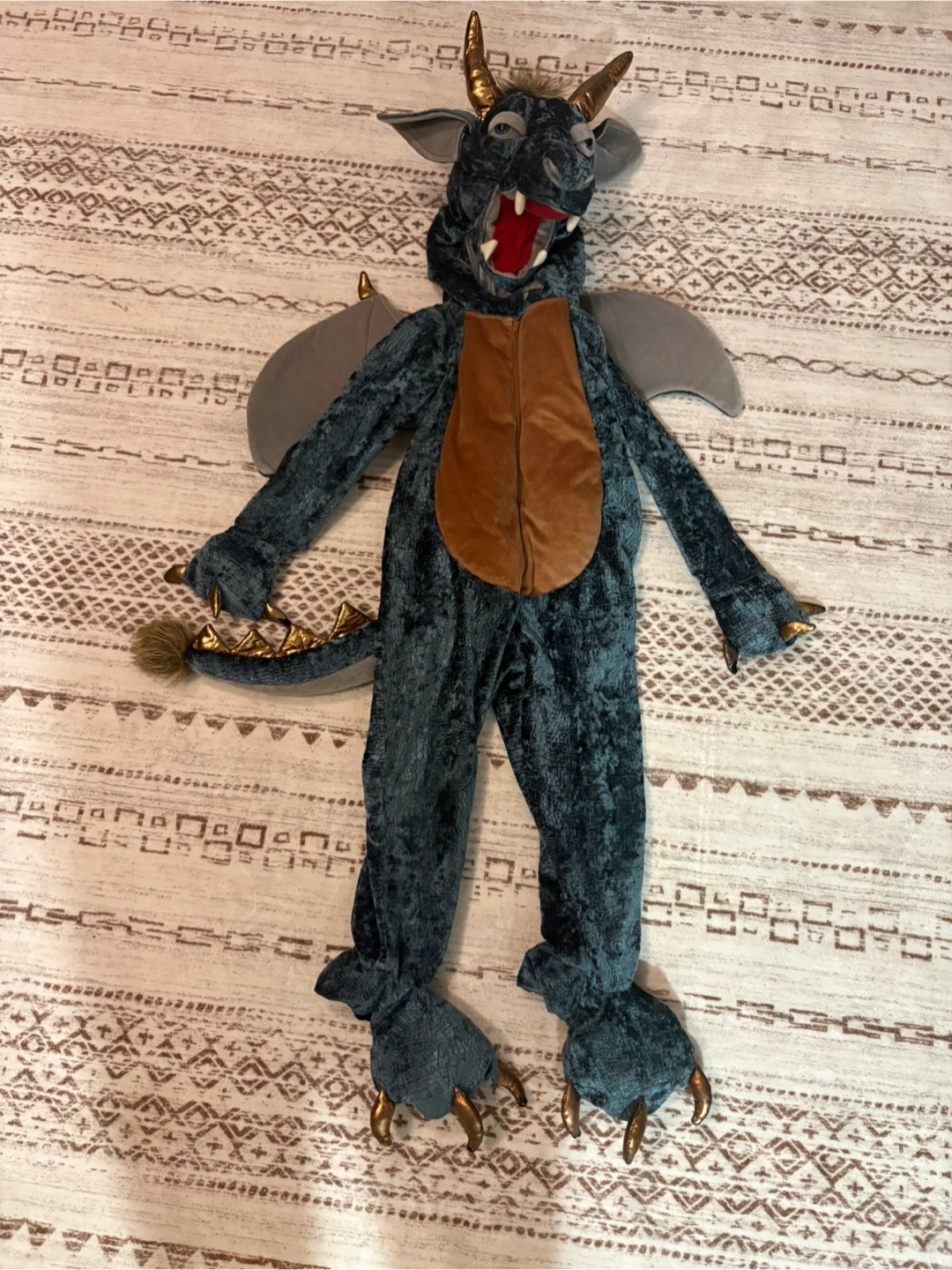 Spooked Dragon Costume Size 5T