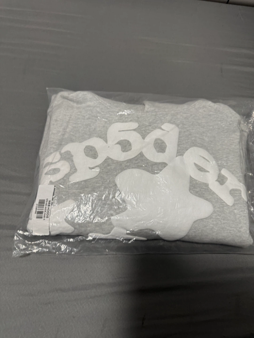 Sp5der Grey Hoodie