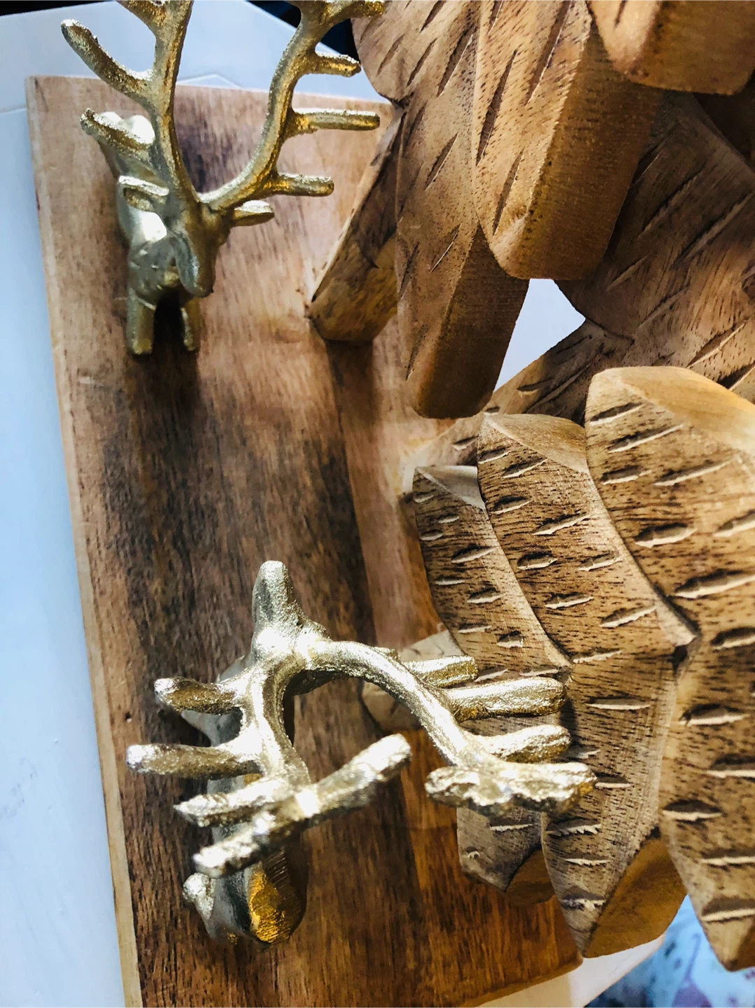 Wooden Christmas Tree & Reindeer Tabletop Decor - photo 5