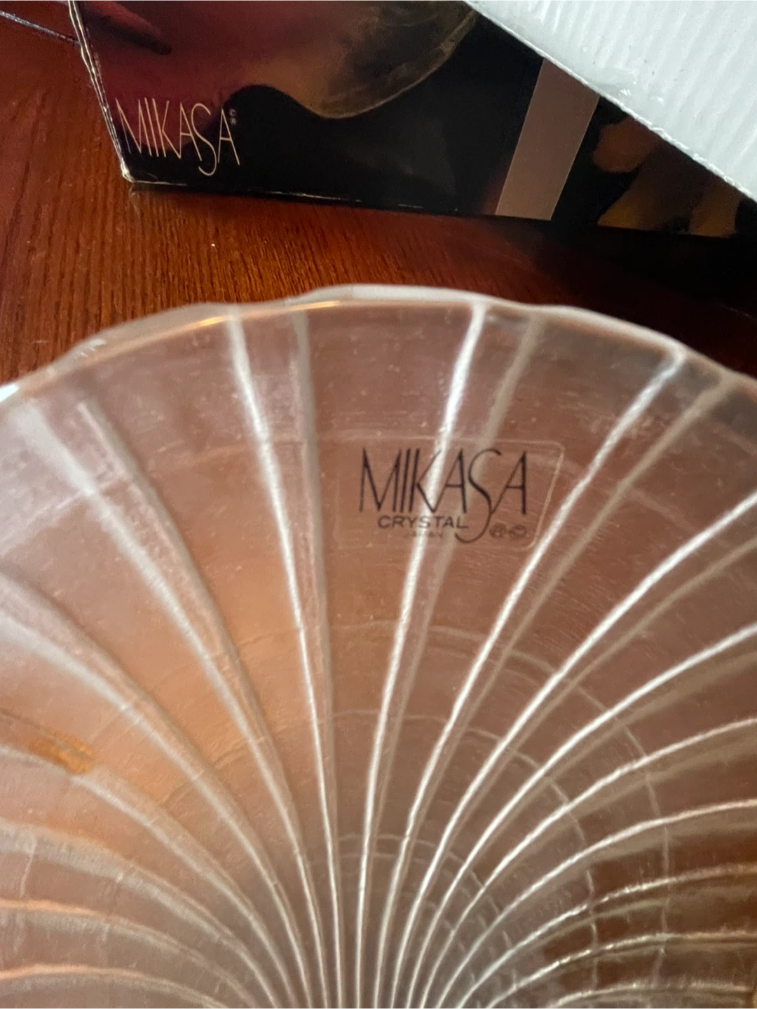 Mikasa Crystal Shell Hostess Bowl - photo 3