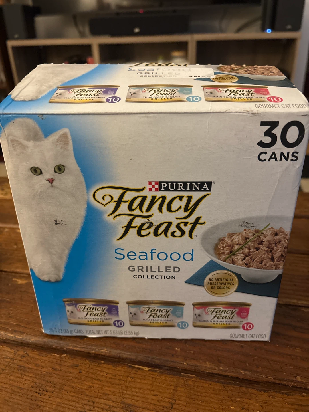 Fancy Feast Grilled Seafood Collection Cat Food 30 Cans