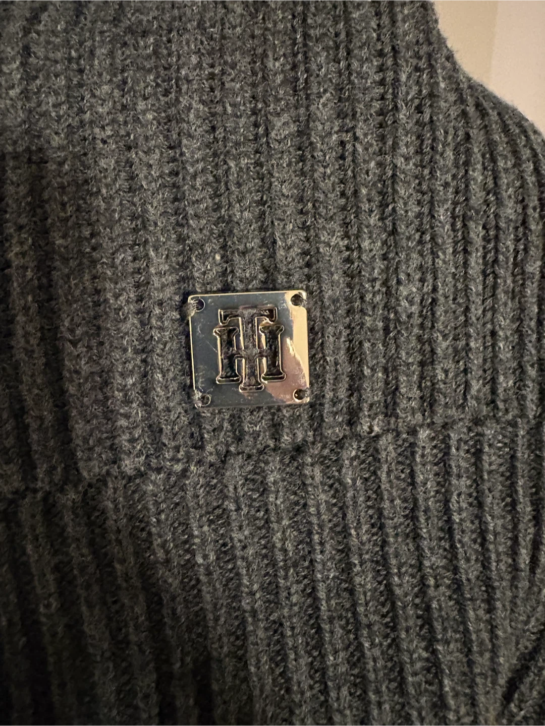 Tommy Hilfiger grey turtleneck sweater dress - photo 5