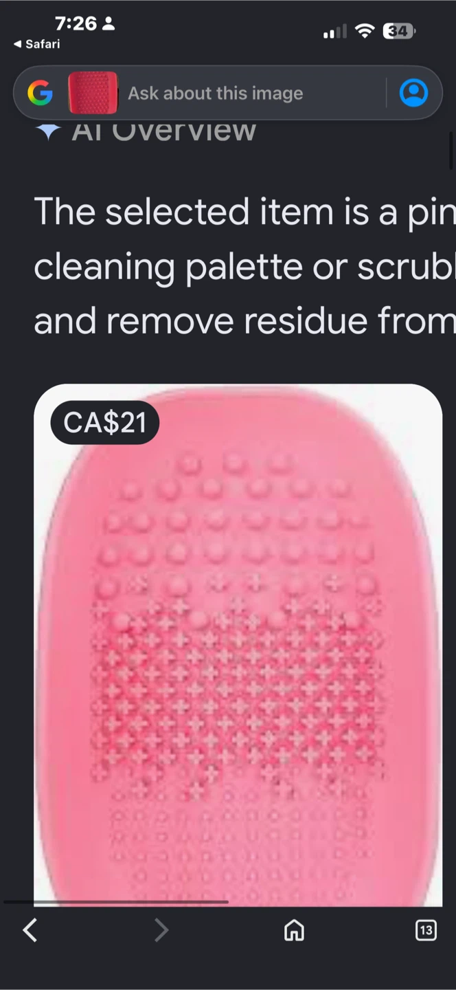 BeHappy Sloths makeup brush cleaning palette - photo 3