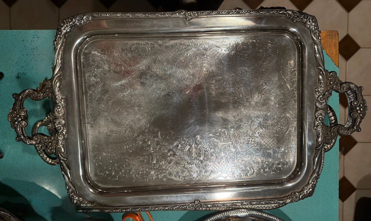 Wm. A. Rogers Silver Plated Serving Tray