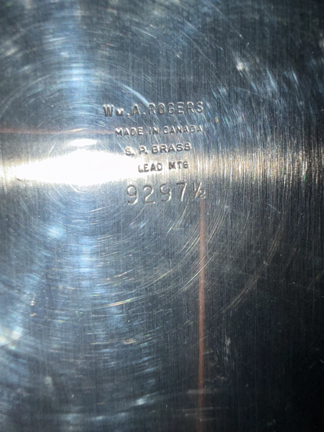 Wm. A. Rogers Silver Plated Serving Tray - photo 2