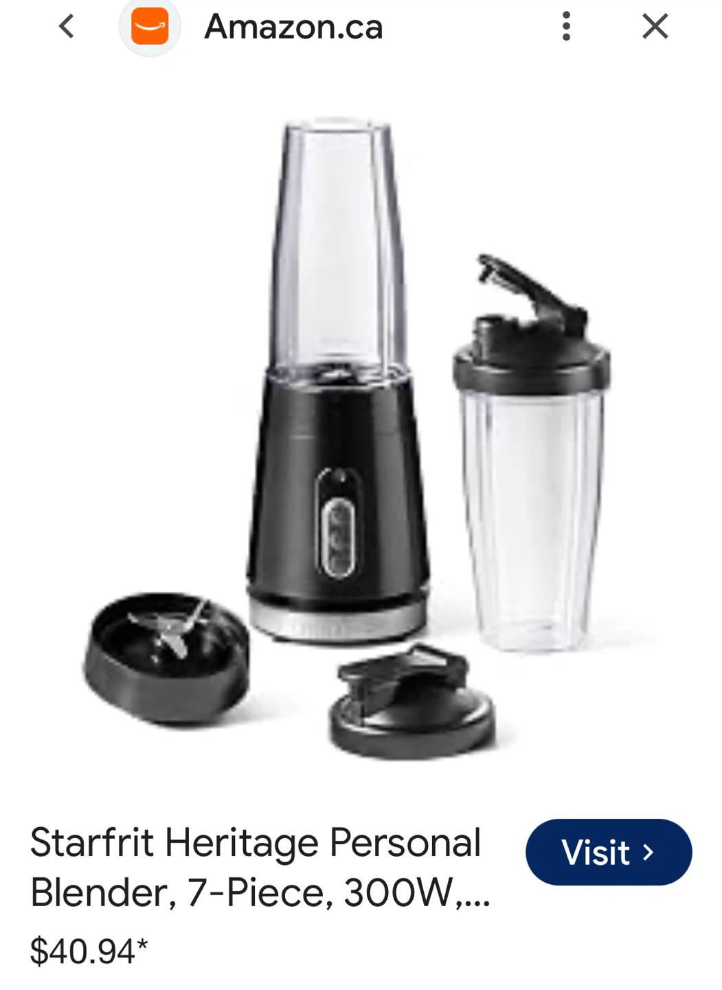 Heritage. Personal blender XL cups