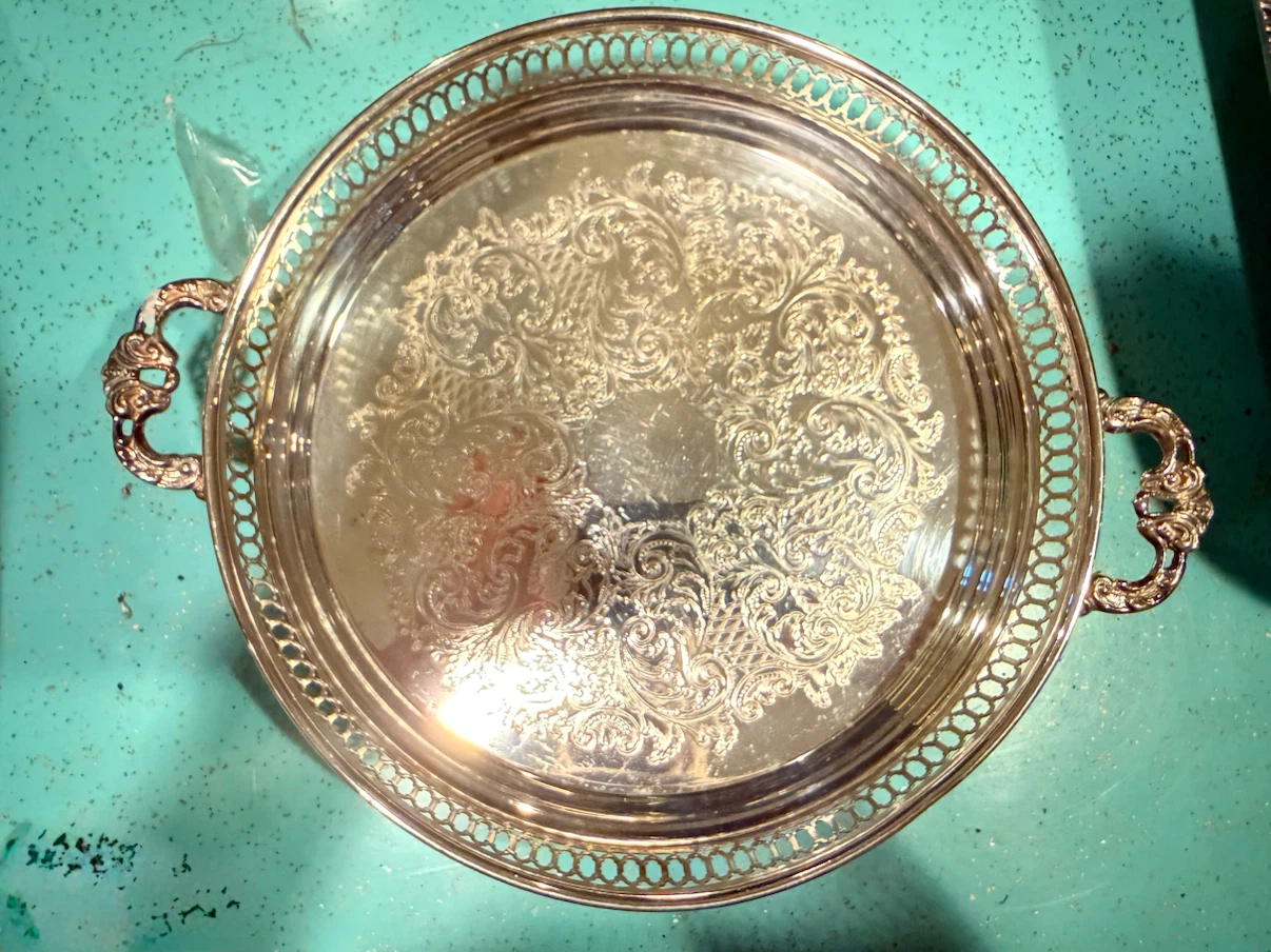 Wm. A. Rogers Silver Plated Serving Tray