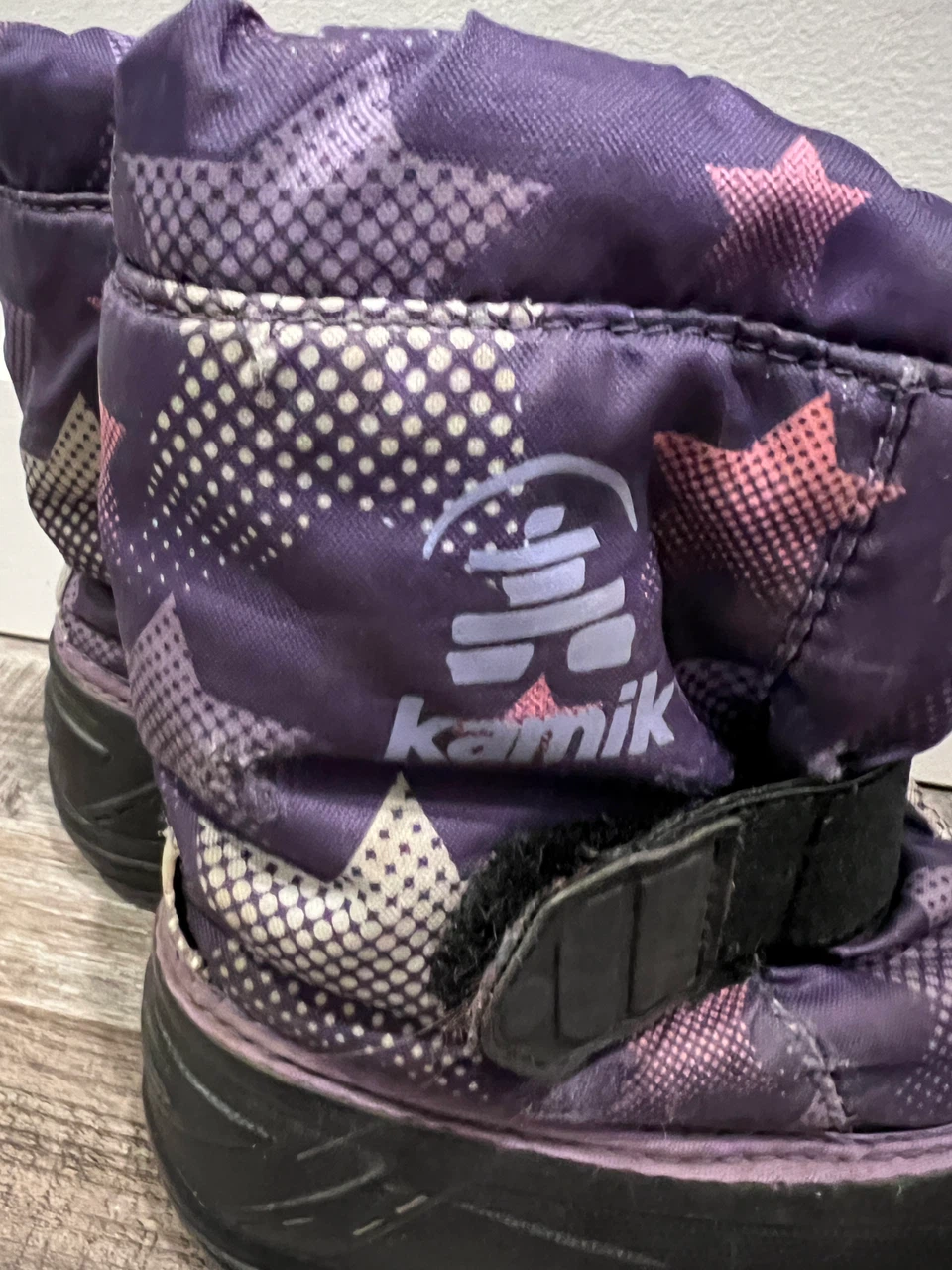 Kamik kids snow boots – girls winter boots, size 9T - photo 5