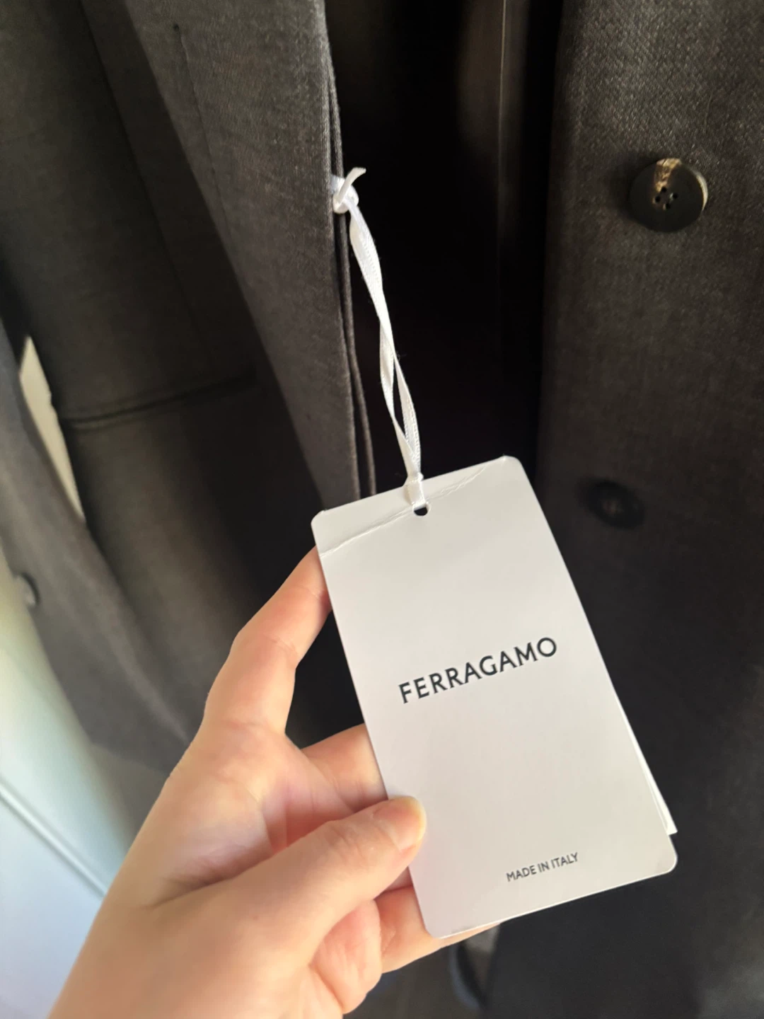 New Ferragamo Grey Coat - photo 3