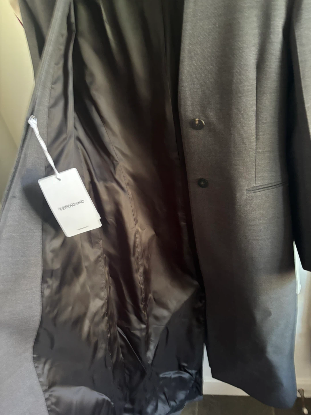 New Ferragamo Grey Coat - photo 4