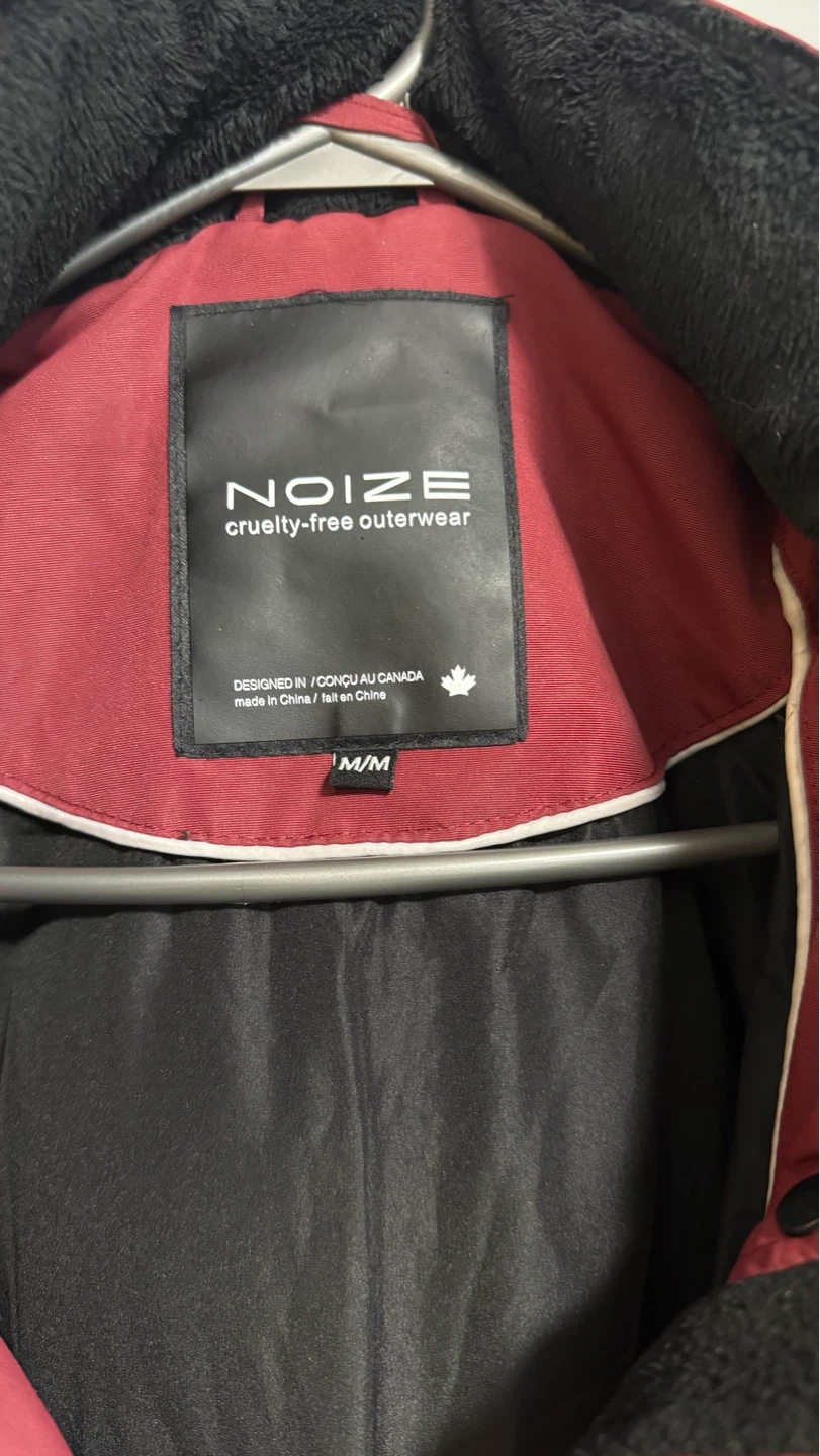 NOIZE Women's Winter Parka - Red - Medium - photo 2