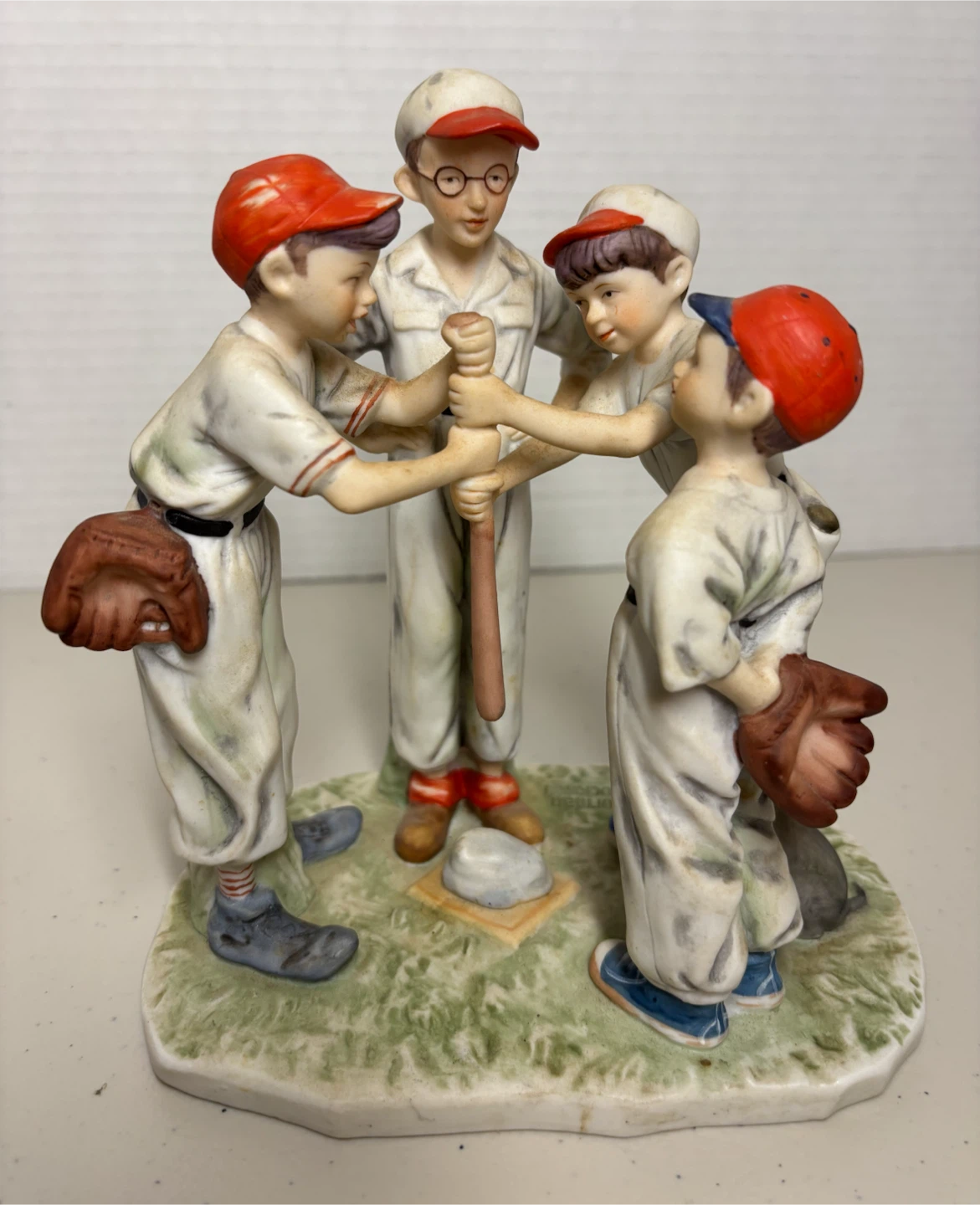 Norman Rockwell Choosing Up Figurine