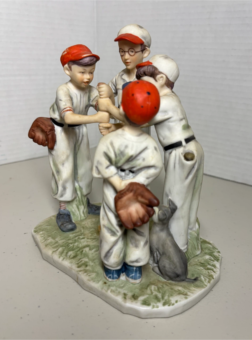 Norman Rockwell Choosing Up Figurine - photo 3
