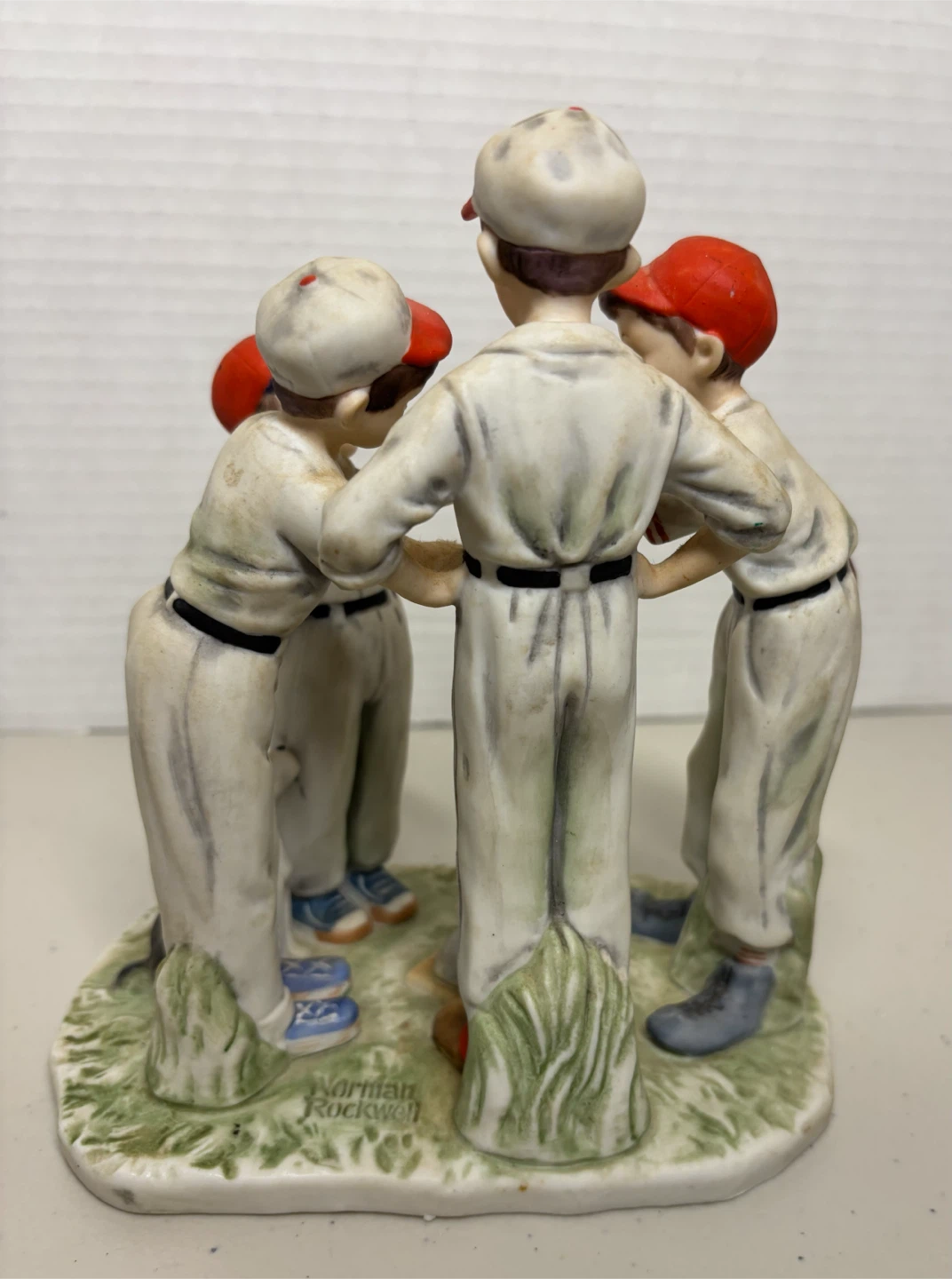 Norman Rockwell Choosing Up Figurine - photo 4