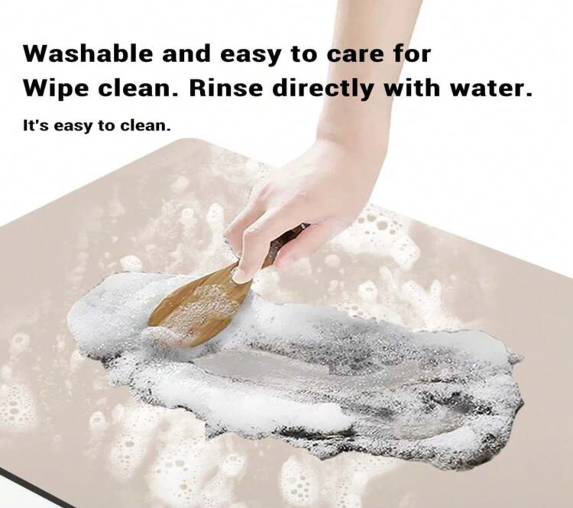 Water Absorbent Diatomaceous Earth Mat - photo 4