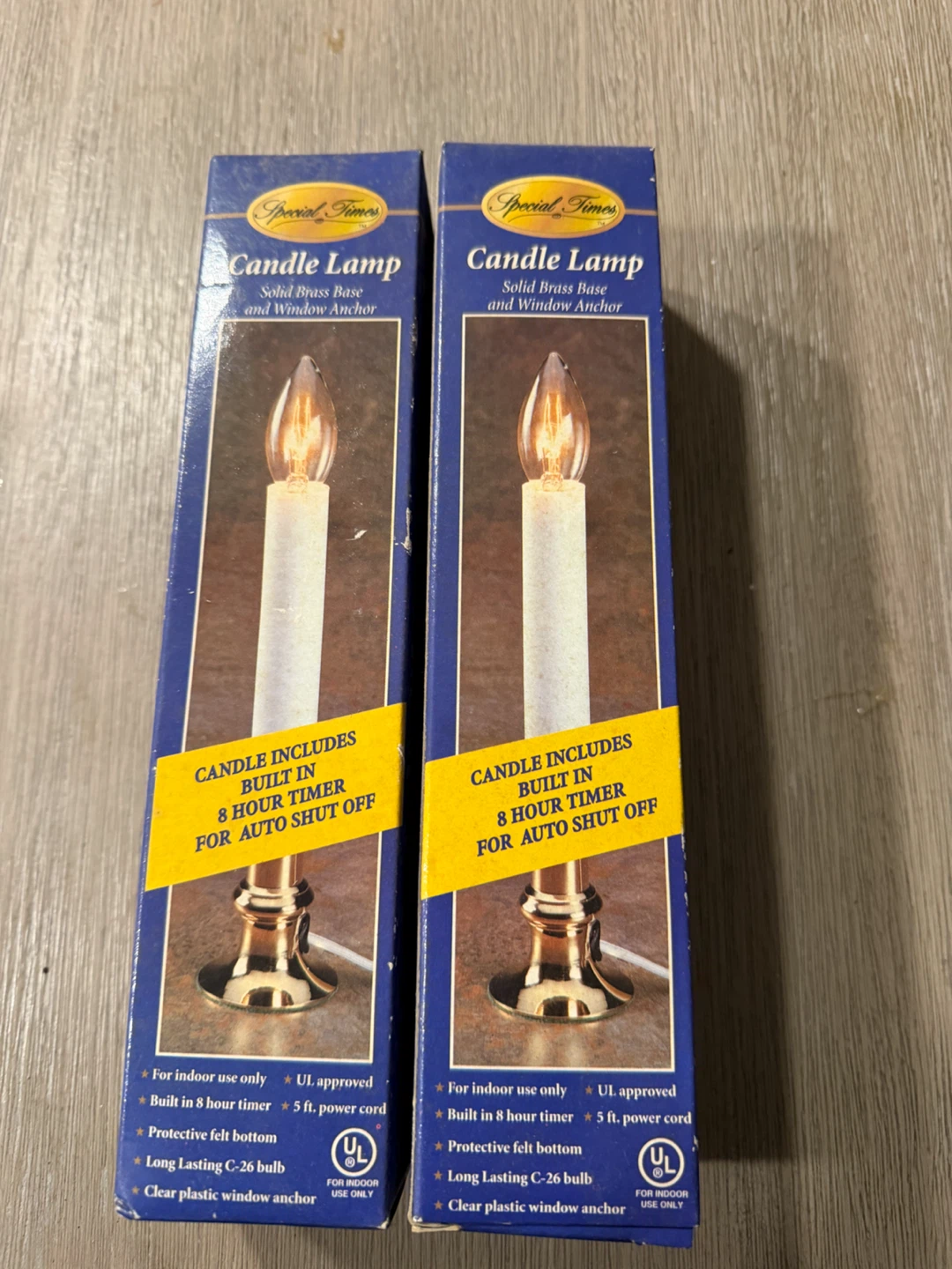 Set of 2 Special Times Candle Lamps