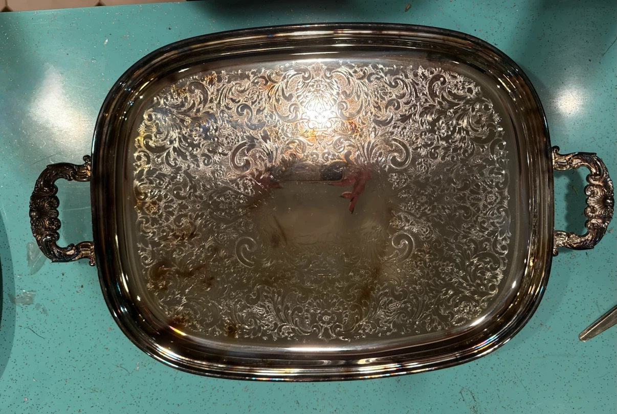 Wm. A. Rogers Silver Plated Serving Tray