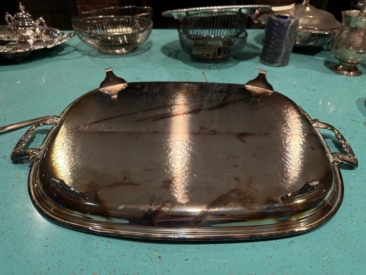 Wm. A. Rogers Silver Plated Serving Tray - photo 2