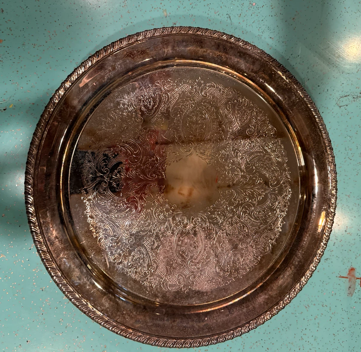 Wm. A. Rogers Silver Plated Serving Tray