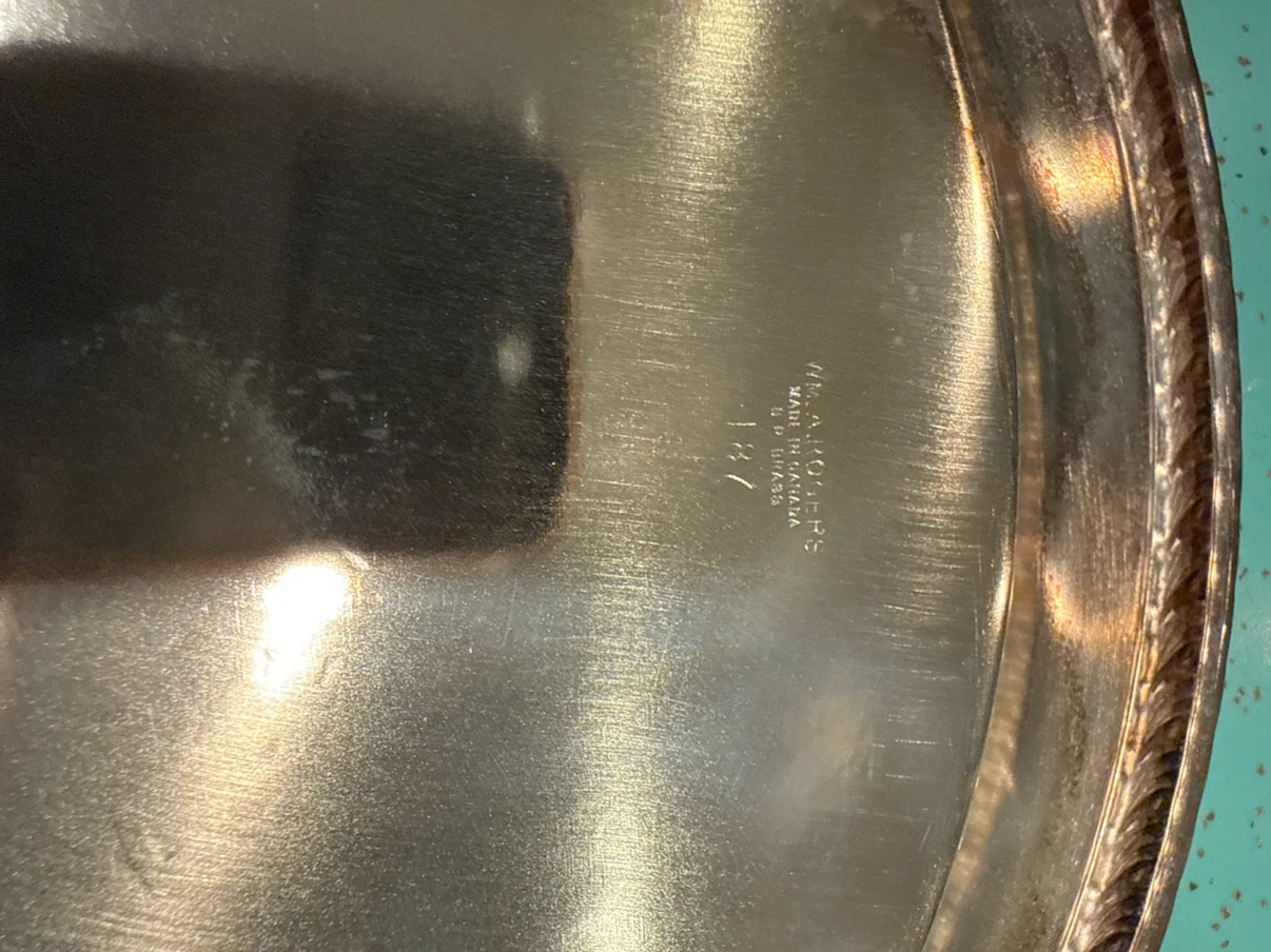 Wm. A. Rogers Silver Plated Serving Tray - photo 2