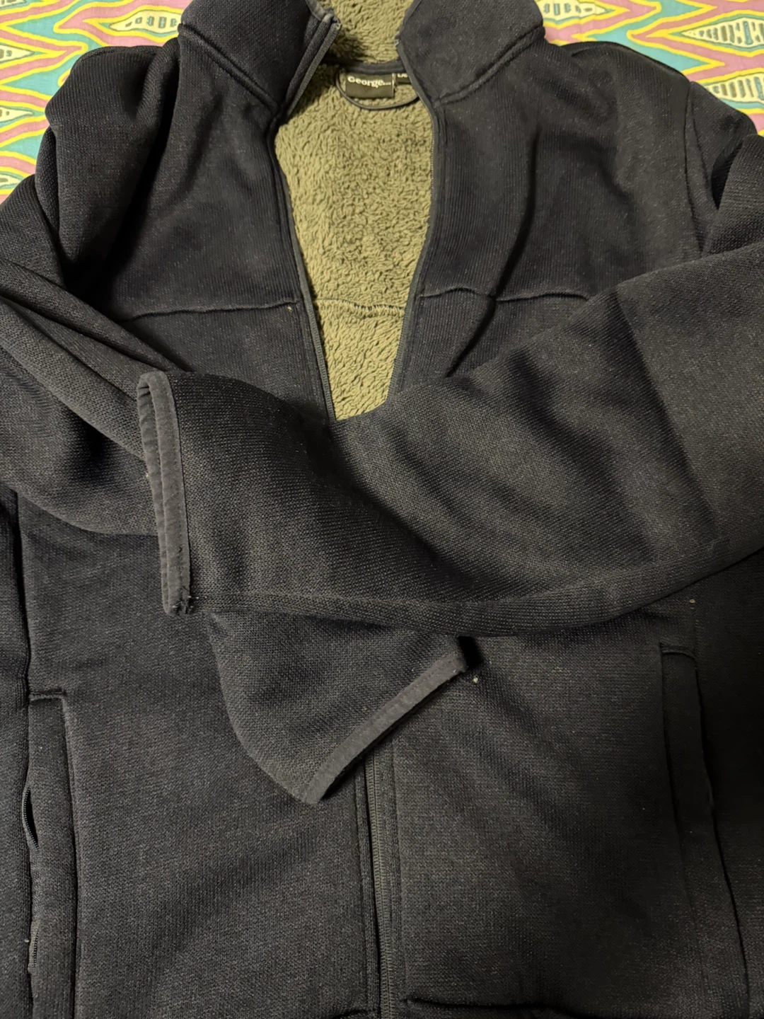 George Fleece-Lined Zip-Up Jacket