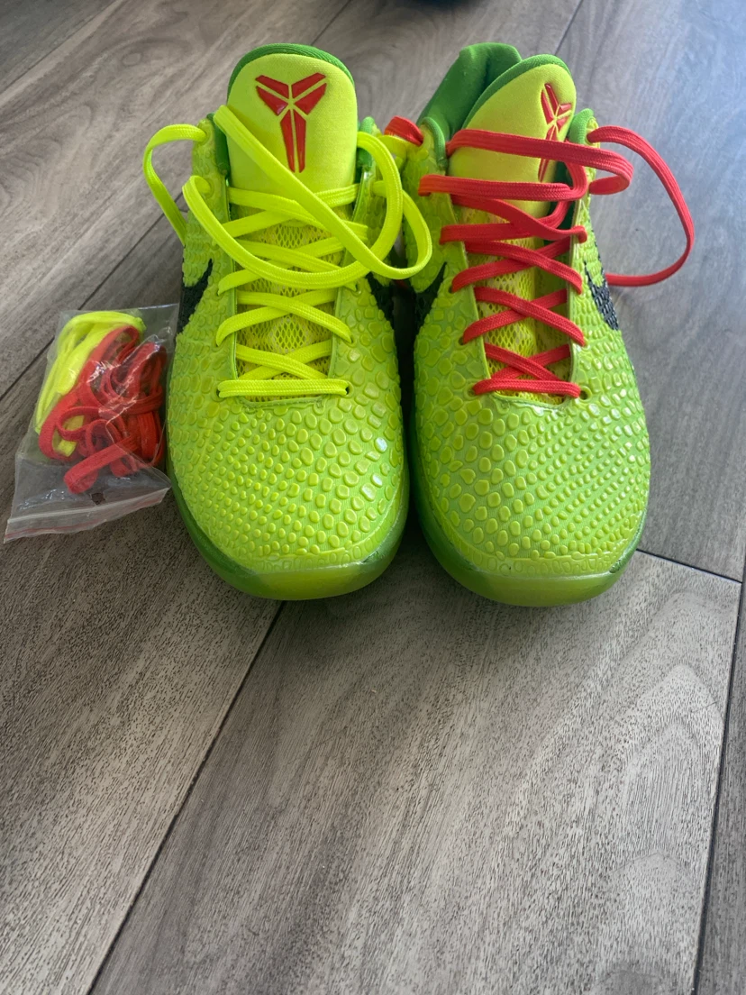 Nike Kobe 6 Protro Grinch Basketball Shoes