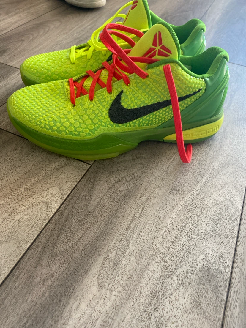 Nike Kobe 6 Protro Grinch Basketball Shoes - photo 2