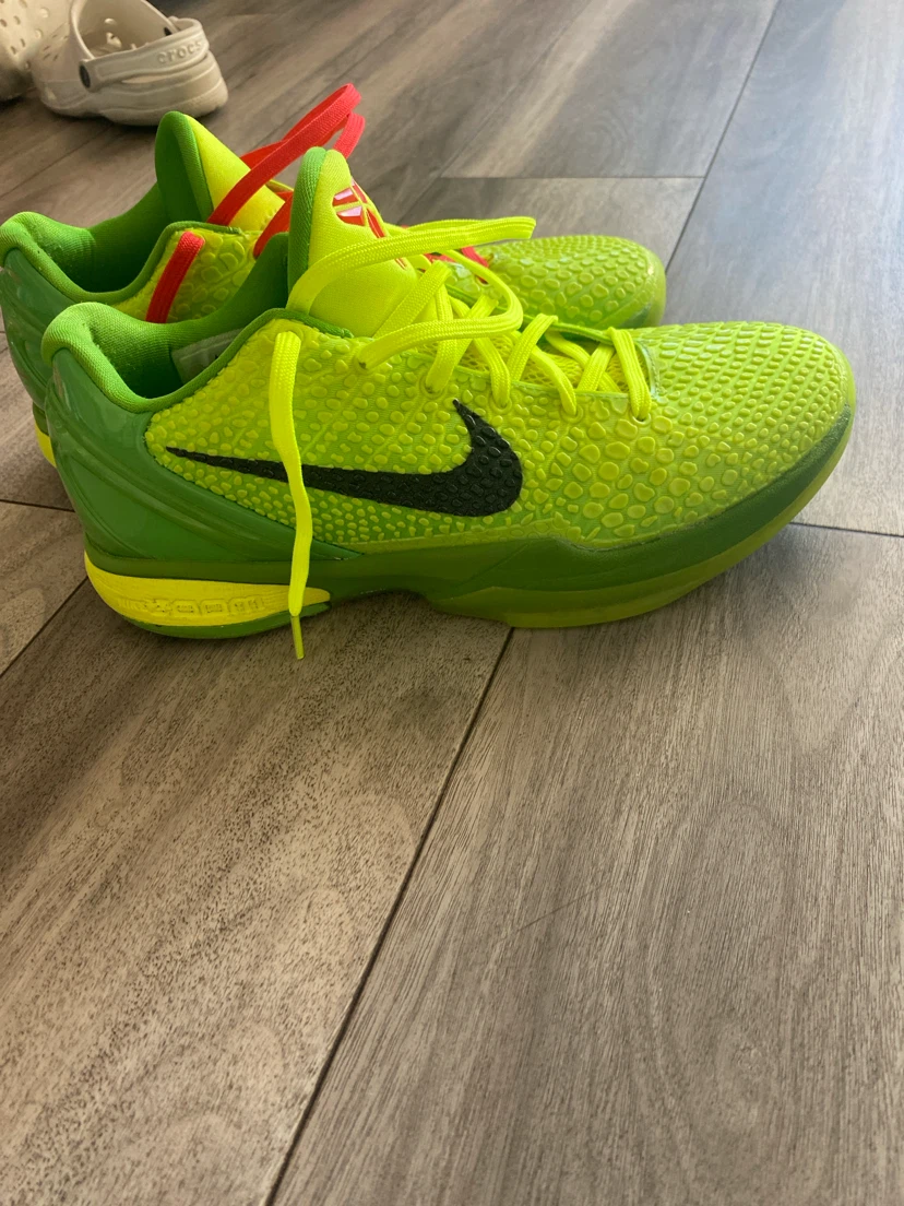 Nike Kobe 6 Protro Grinch Basketball Shoes - photo 3
