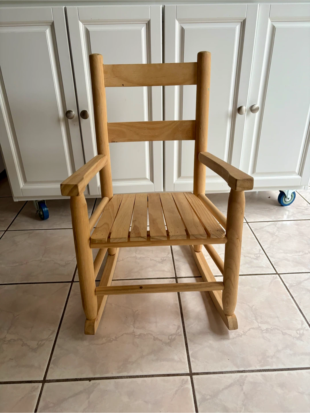 Toddler-Sized Wooden Rocking Chair