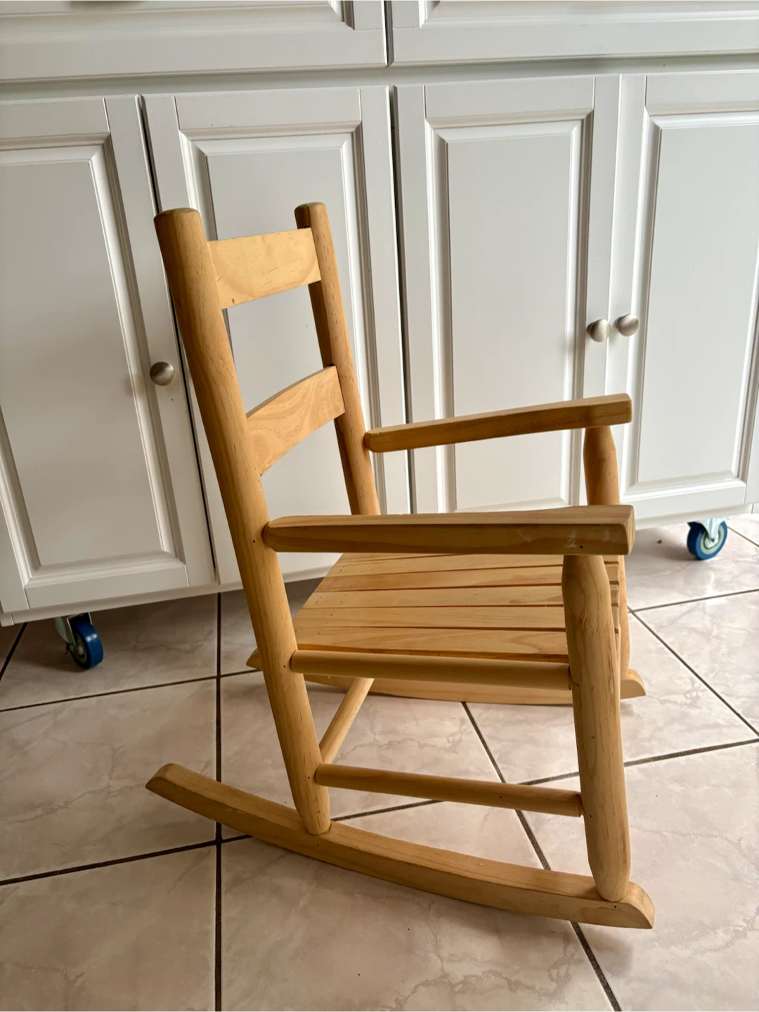 Toddler-Sized Wooden Rocking Chair - photo 2