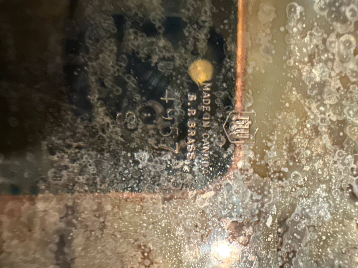 Vintage S.R. Brass Serving Tray - photo 2
