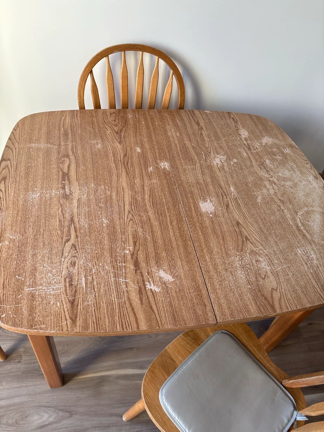 Oak Dining Table and 4 Chairs - photo 3