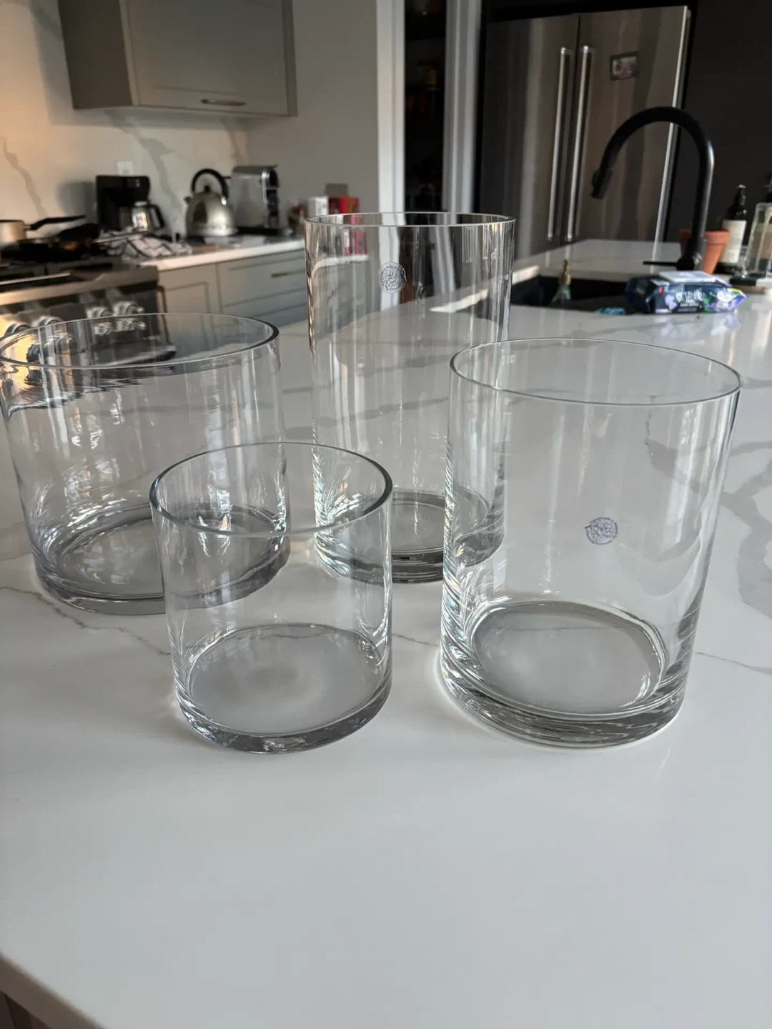 4 Decorative Vases