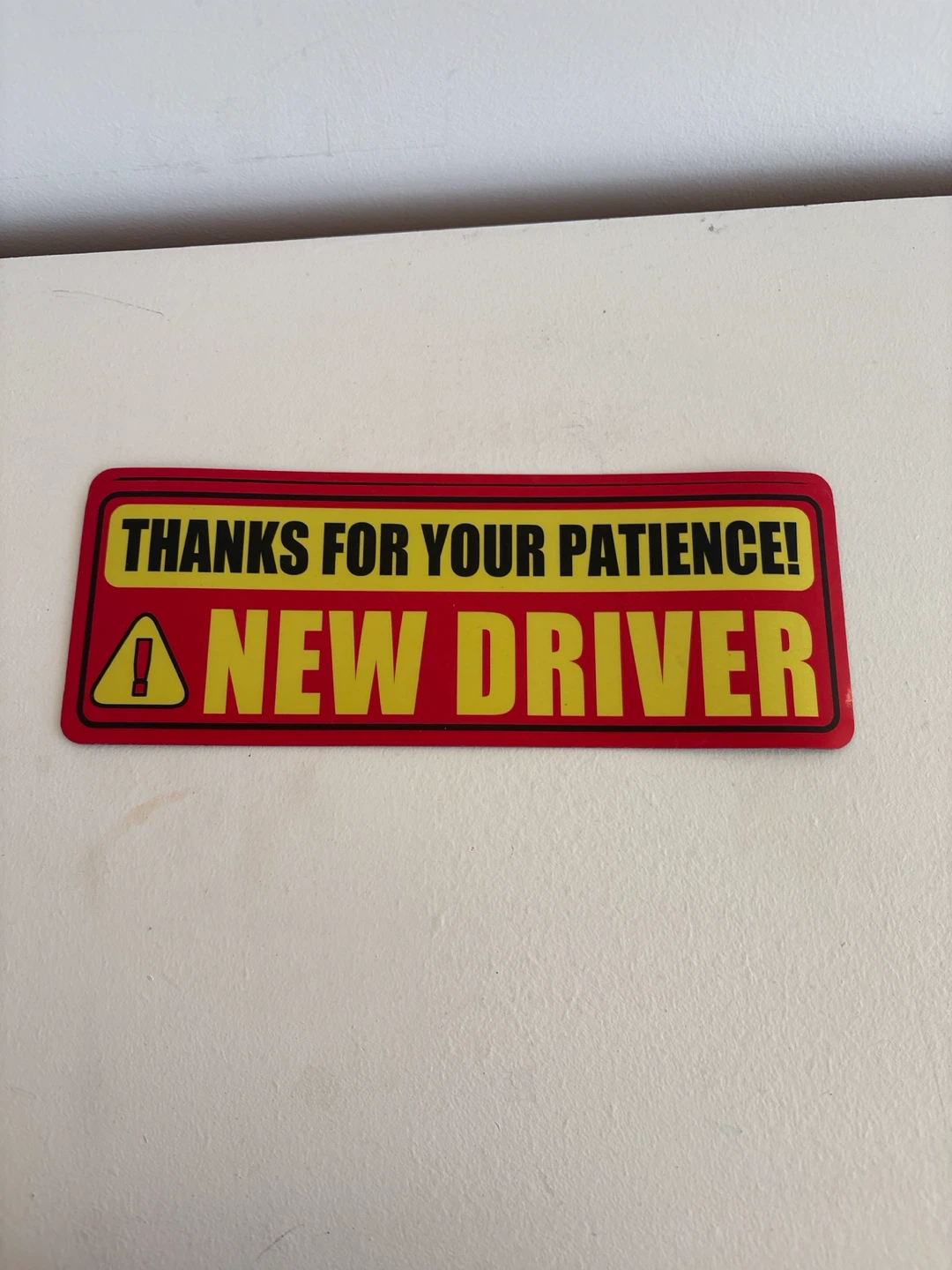 New Driver Vehicle Decal Sticker