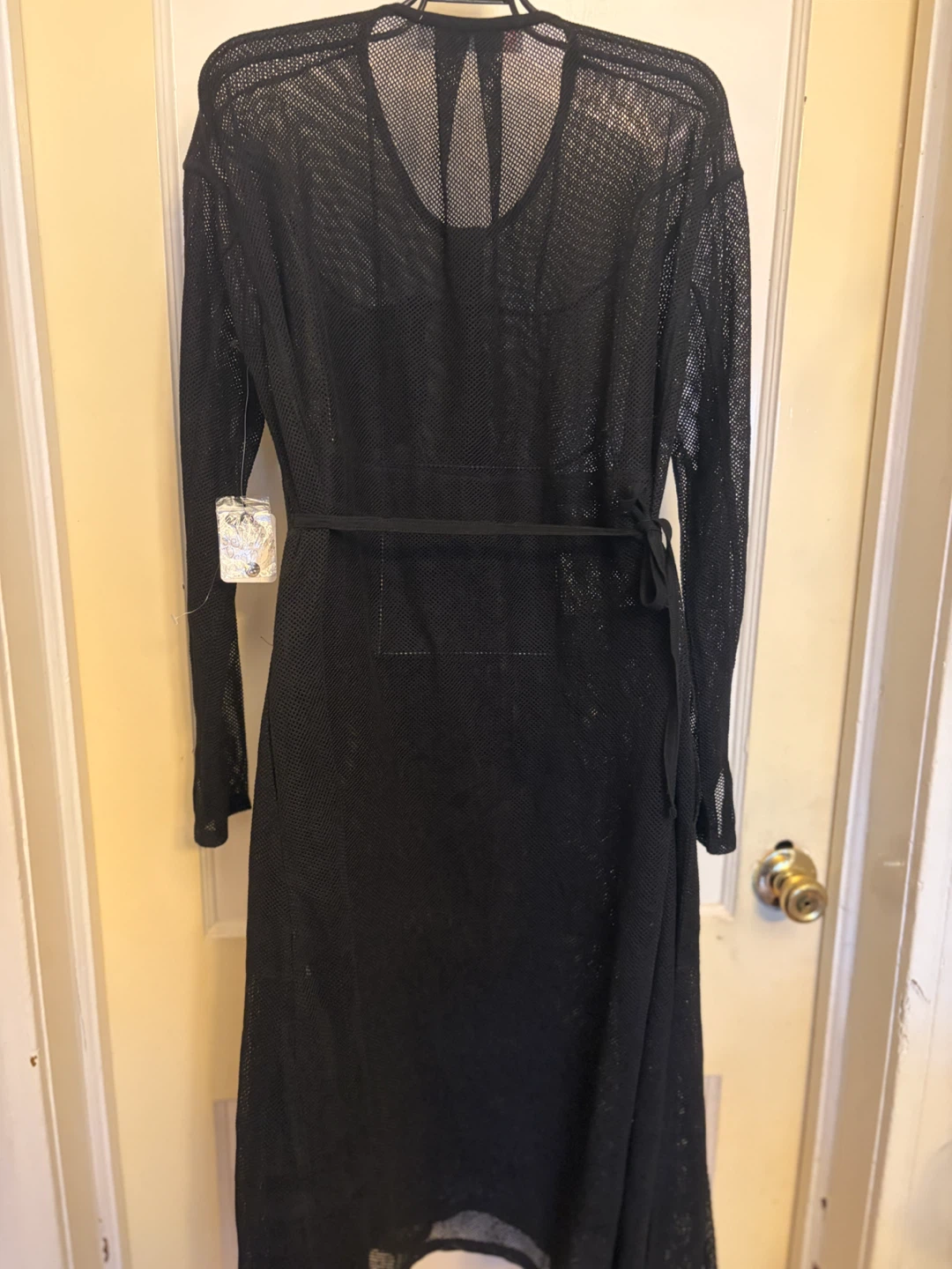 FP Beach Black Mesh Cover-Up Dress - photo 2
