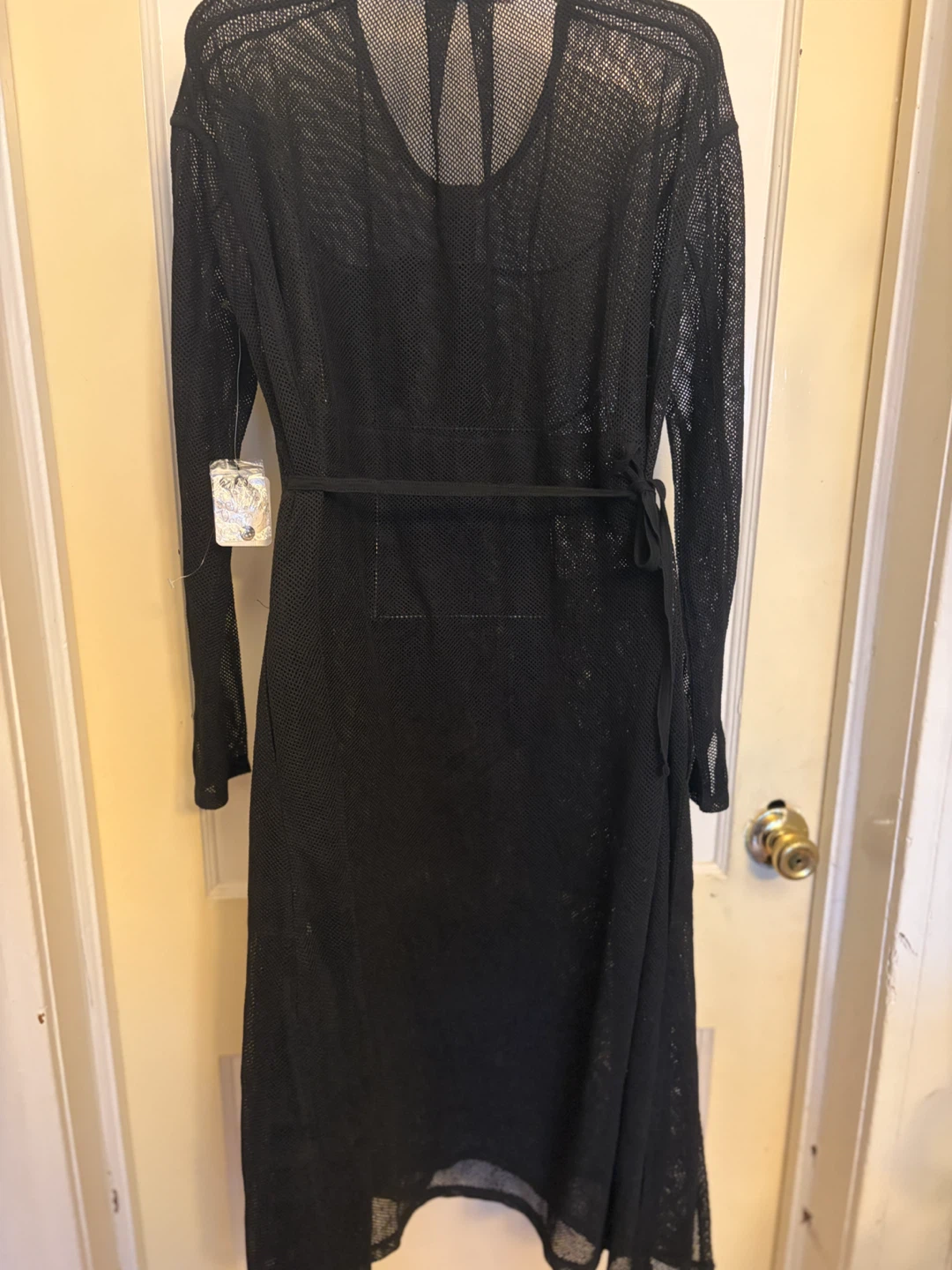FP Beach Black Mesh Cover-Up Dress - photo 3