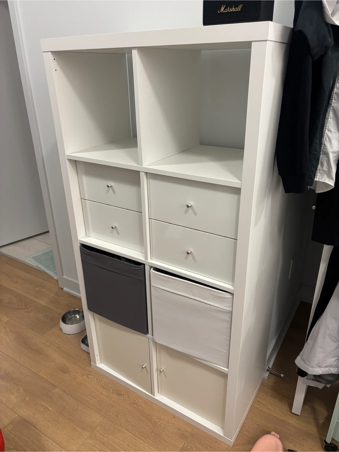IKEA Kallax Shelf Unit with Inserts