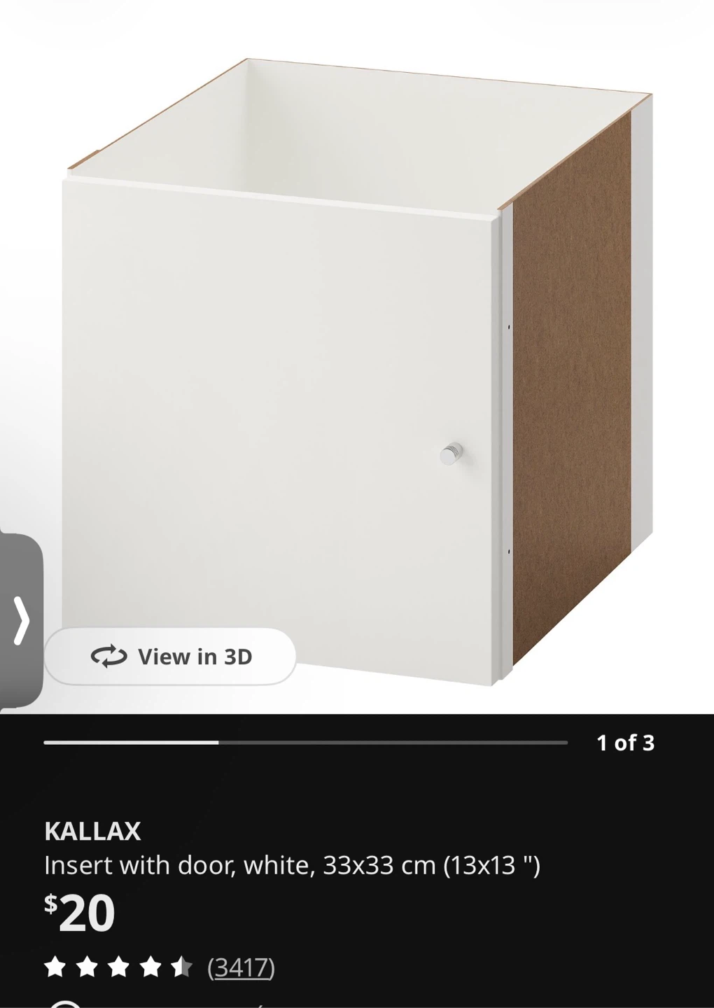IKEA Kallax Shelf Unit with Inserts - photo 4