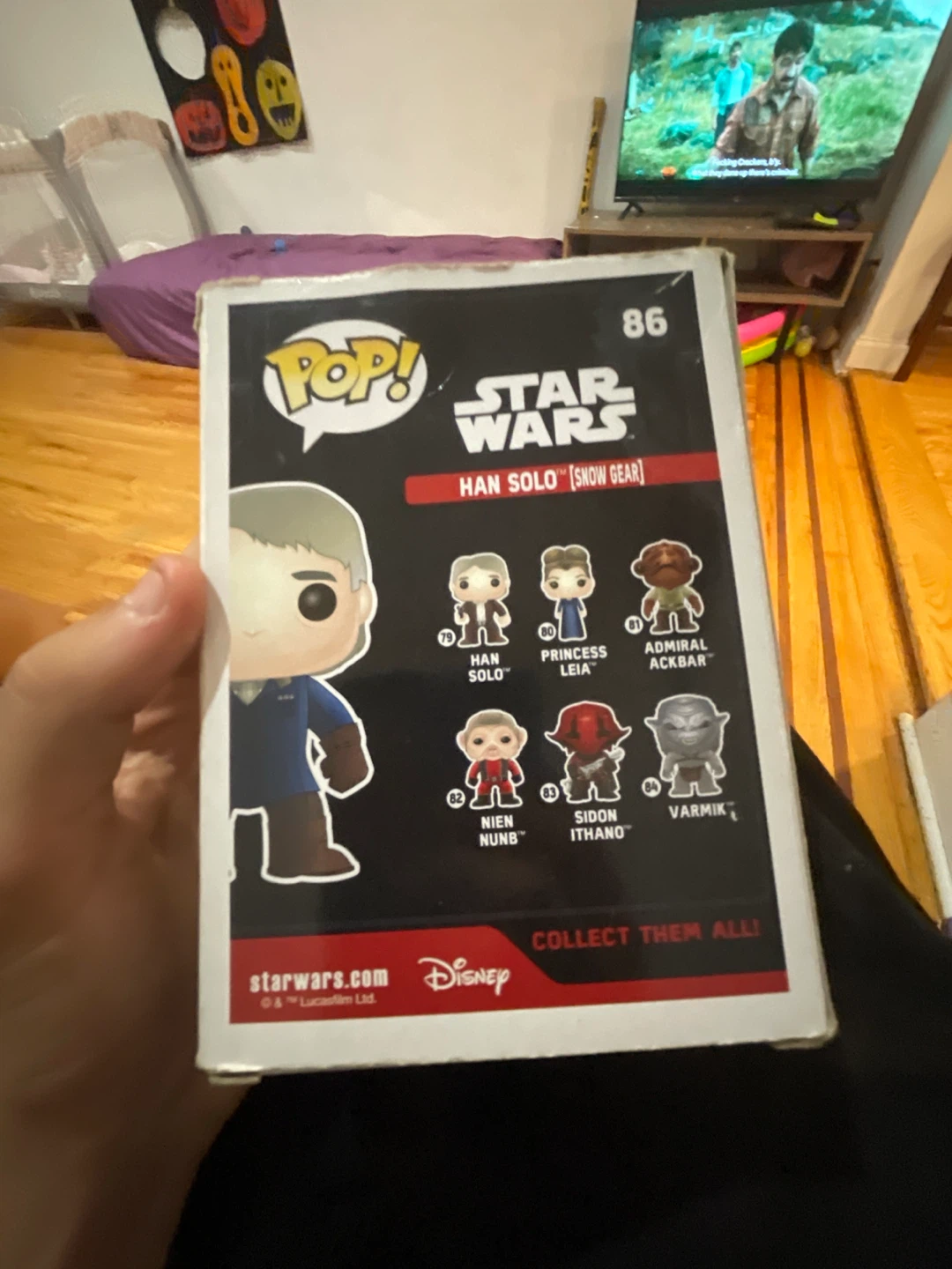 Funko Pop Star Wars Han Solo Snow Gear 86 - photo 3