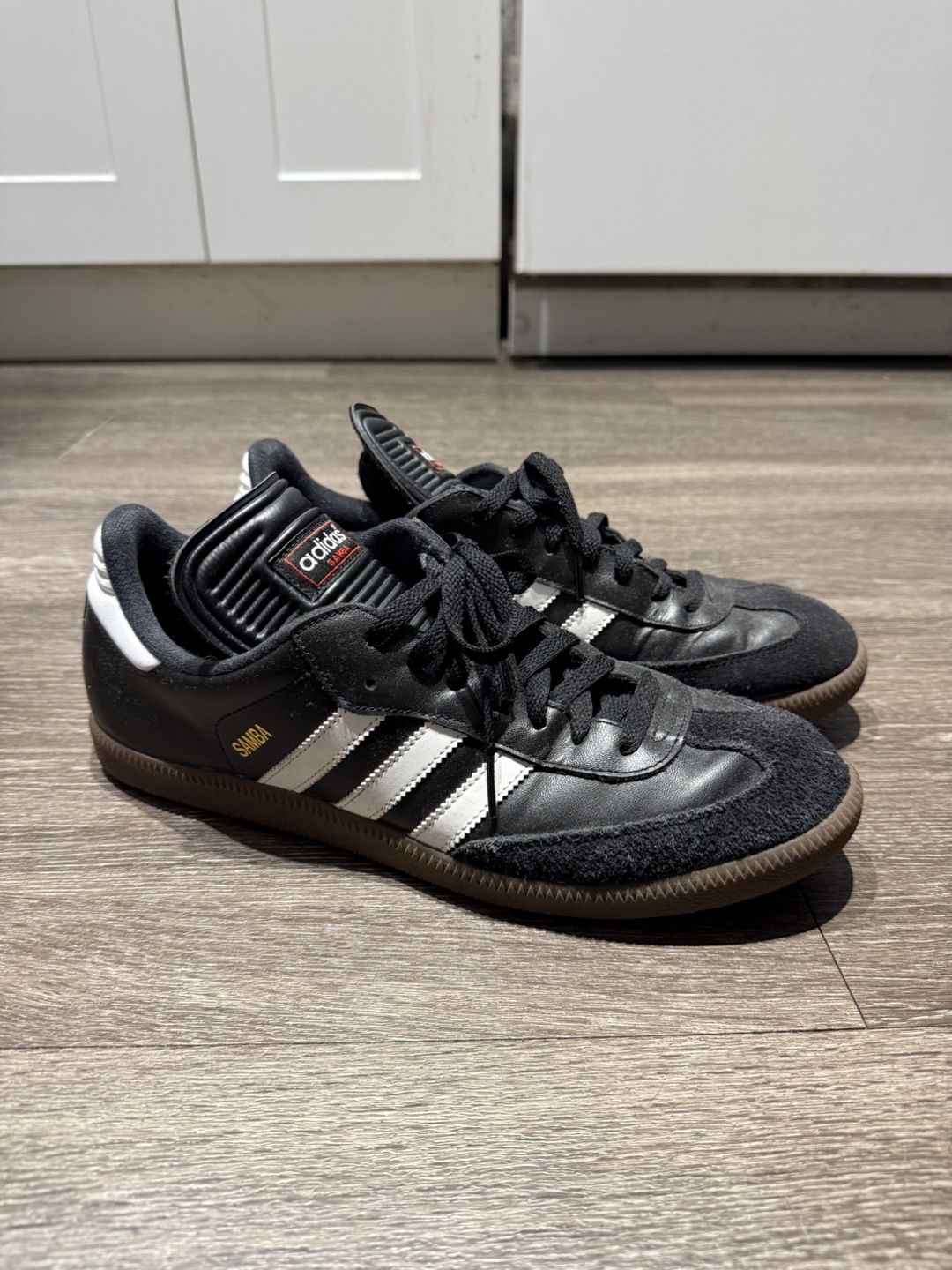 Black Adidas Samba 11.5