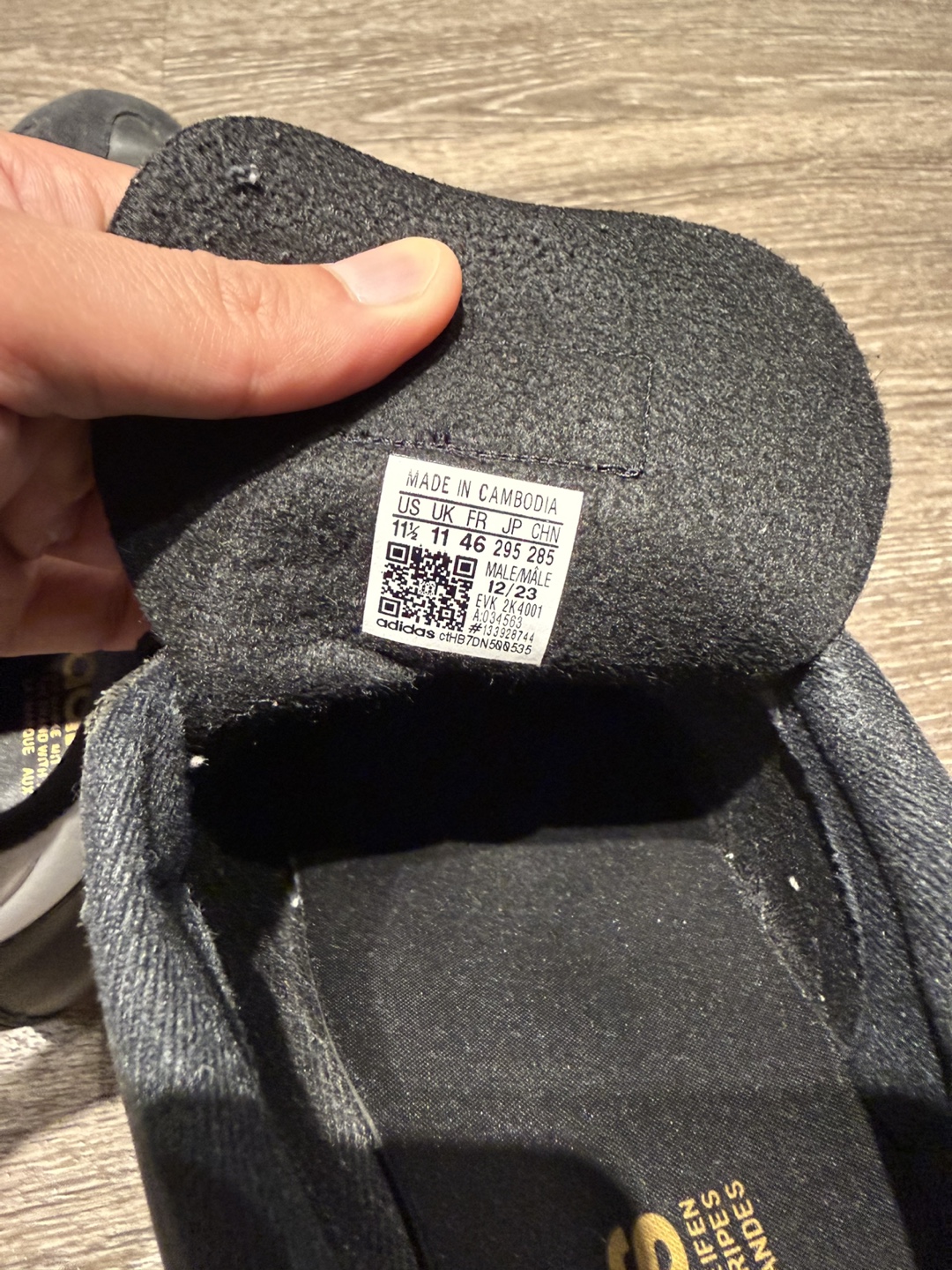 Black Adidas Samba 11.5 - photo 5