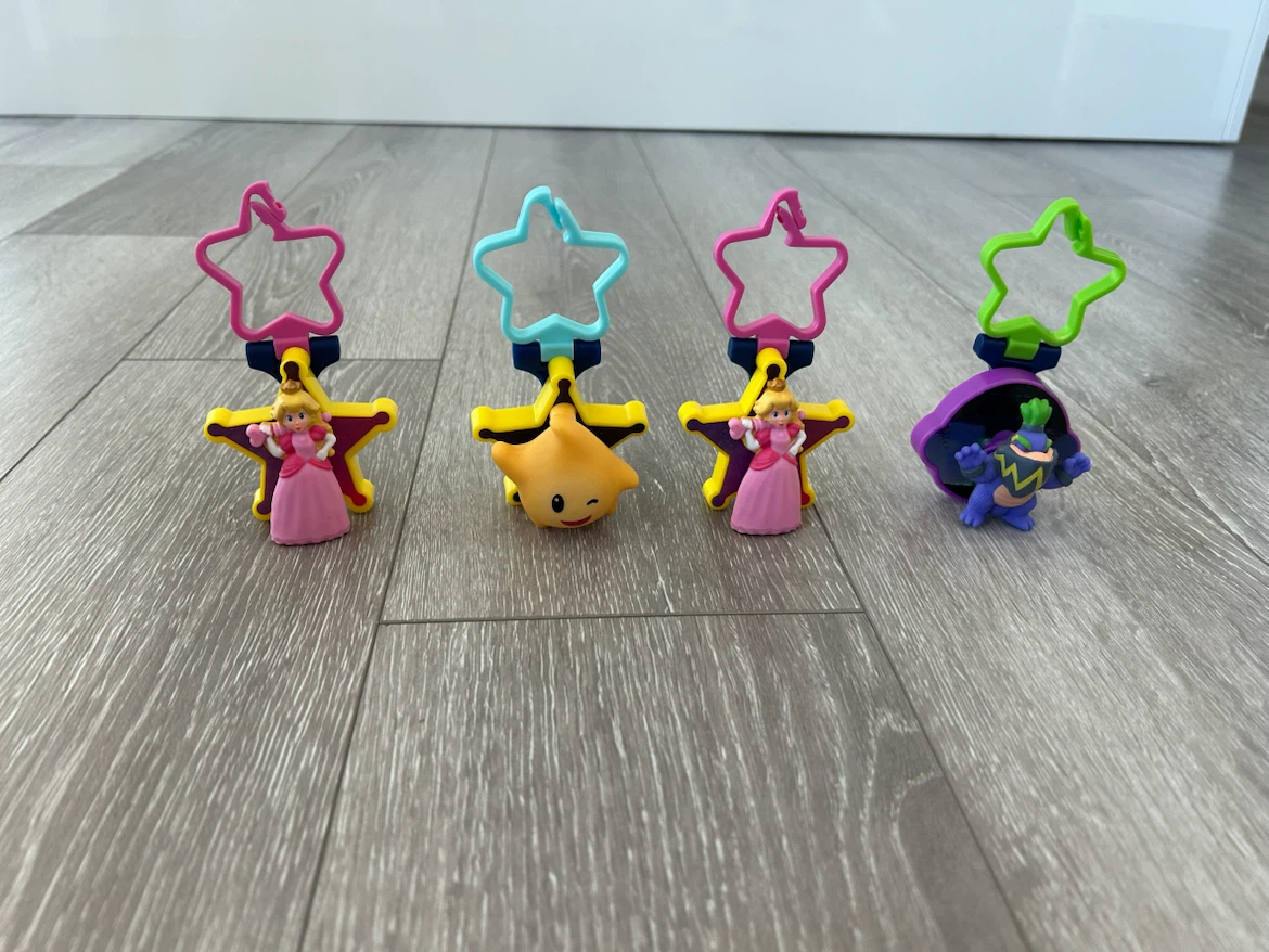 Super Mario character bag clips