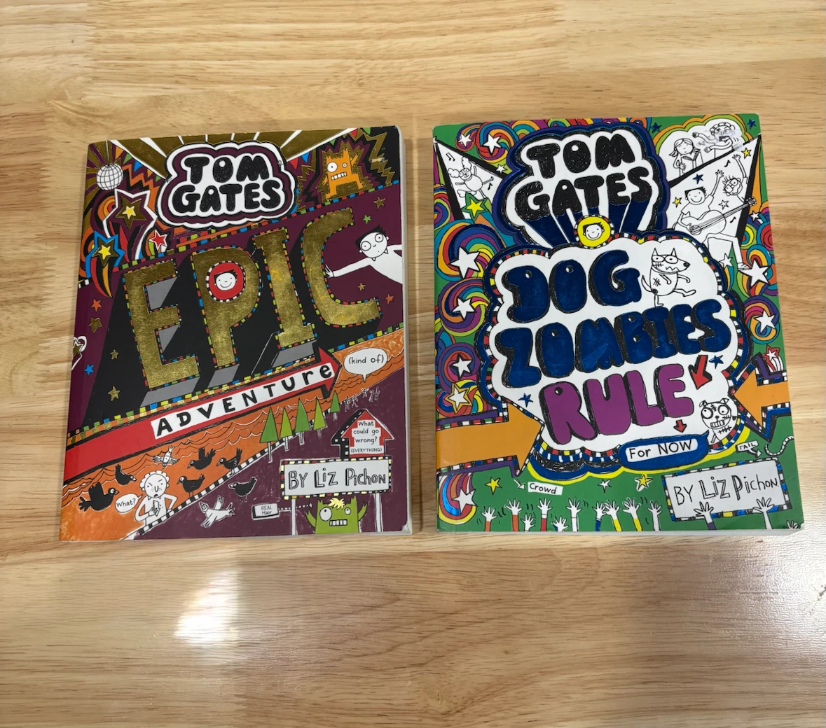 2 Tom Gates Books: Epic Adventure and Dog Zombies Rule