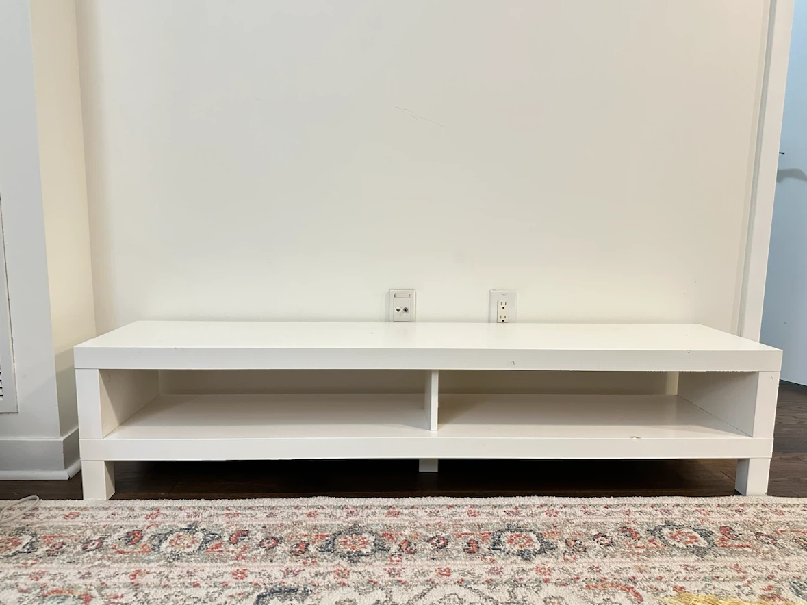 White IKEA TV Stand - photo 2
