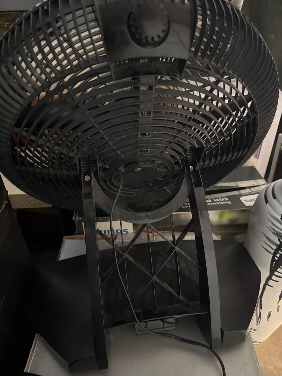 Large Holmes Black Circular Fan - photo 2