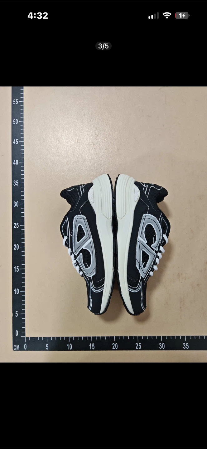 Dior CD Sneakers Black and White