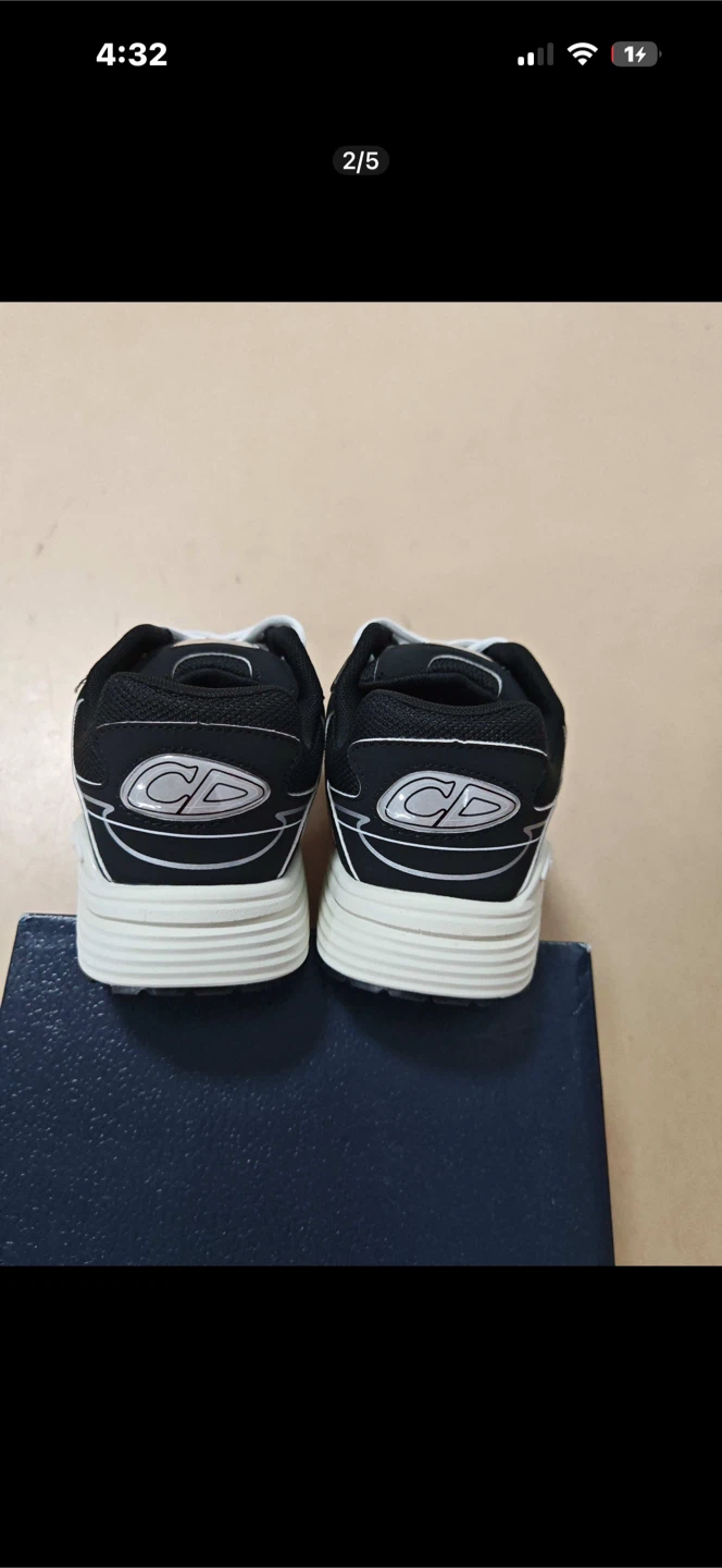 Dior CD Sneakers Black and White - photo 2
