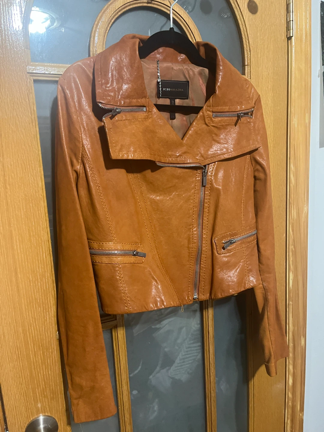 BCBGMAXAZRIA Leather Jacket
