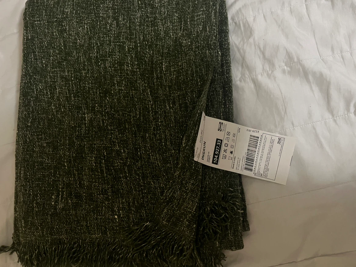 IKEA INGRUN Throw Blanket